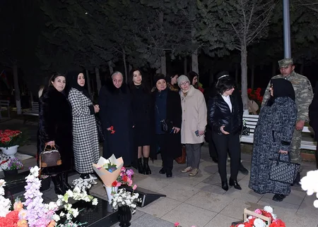Türkiyədən olan bir qrup şəhid ailəsi Azərbaycana gəlib