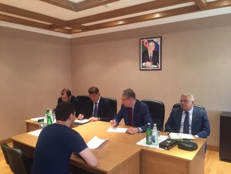 Muxtar Babayev Şəkidə vətəndaş qəbulu keçirib