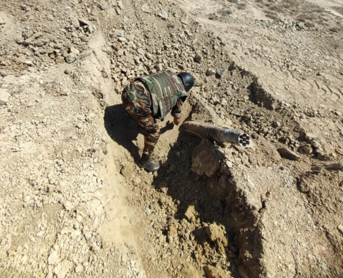 Xızıda “Qrad” mərmisi tapılıb