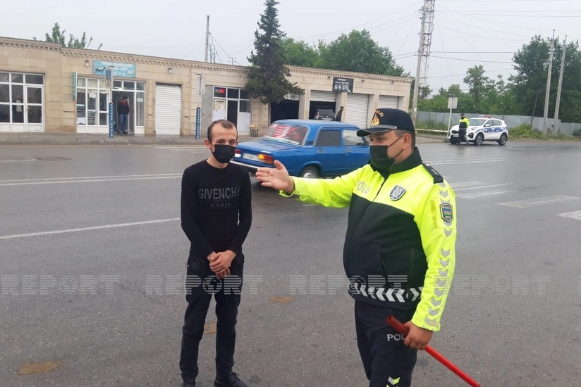 Kürdəmirdə yol polisi piyadalara qarşı reyd keçirdi