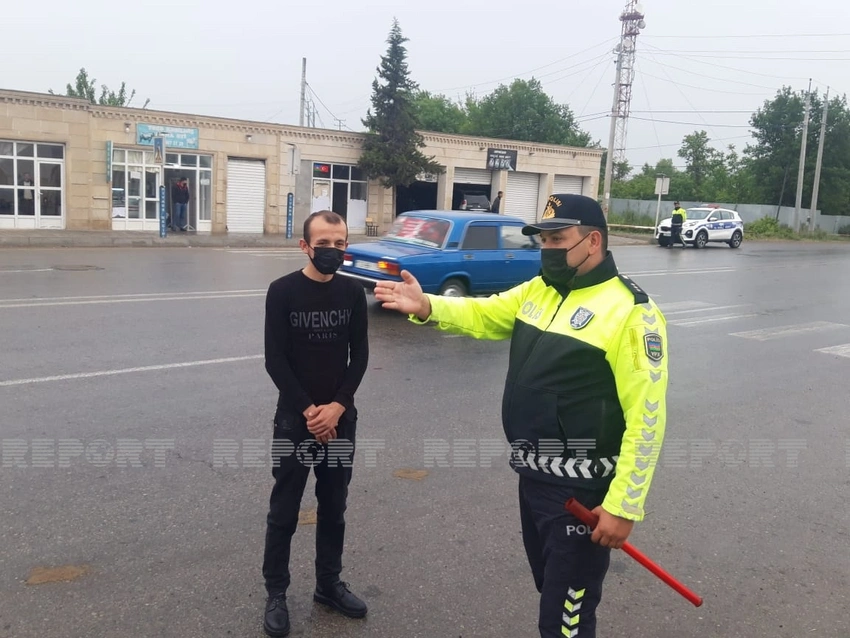 Kürdəmirdə yol polisi piyadalara qarşı reyd keçirdi 