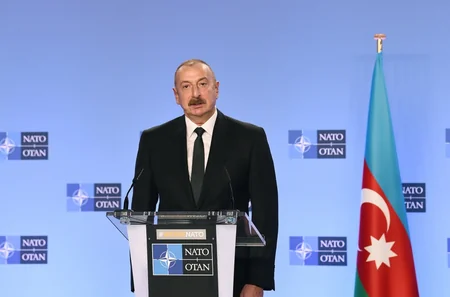 President Ilham Aliyev, NATO Secretary General Jens Stoltenberg hold joint press conference in Brussels