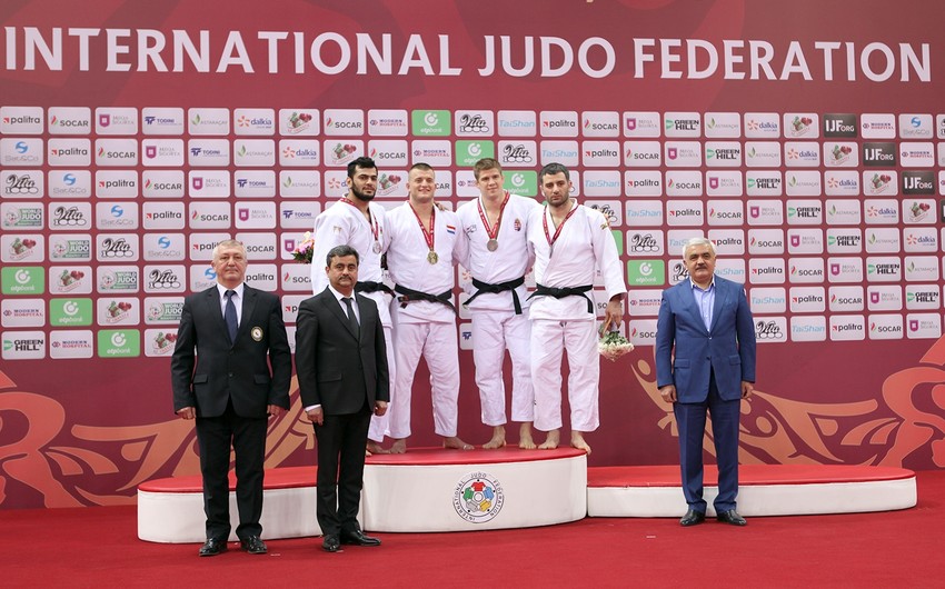 Azərbaycan cüdo yığması Böyük Dəbilqə turnirində 7 medalla ümumi hesabda 2-ci yeri tutub