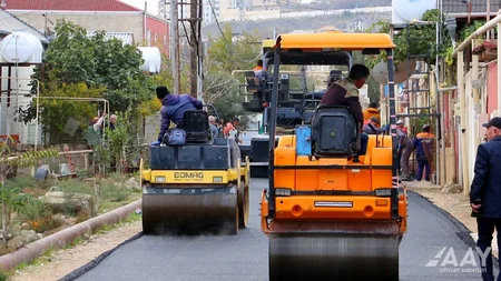 Bakının Suraxanı rayonunda 13 küçə təmir olunub