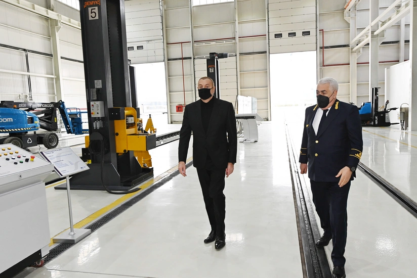 Locomotive depot of Azerbaijan Railways put into operation in Ganja