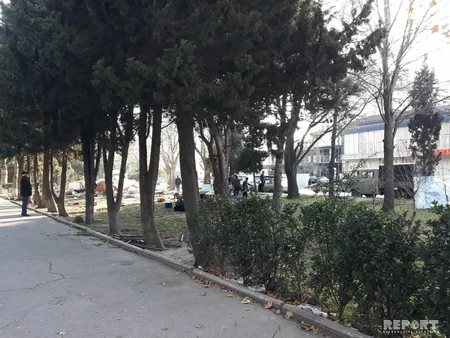 Bakıdakı Atatürk parkında kafe və restoranların 80 faizi sökülüb - VİDEO