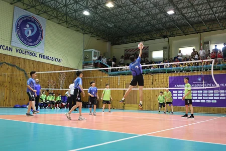 14 yaşadək voleybolçular arasında Azərbaycan çempionatına yekun vurulub