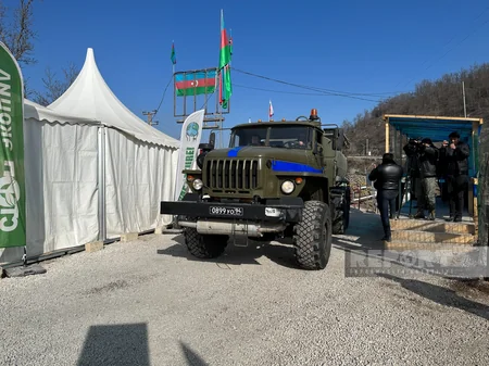Сегодня по дороге Ханкенди-Лачын беспрепятственно проехали 32 автомобиля РМК