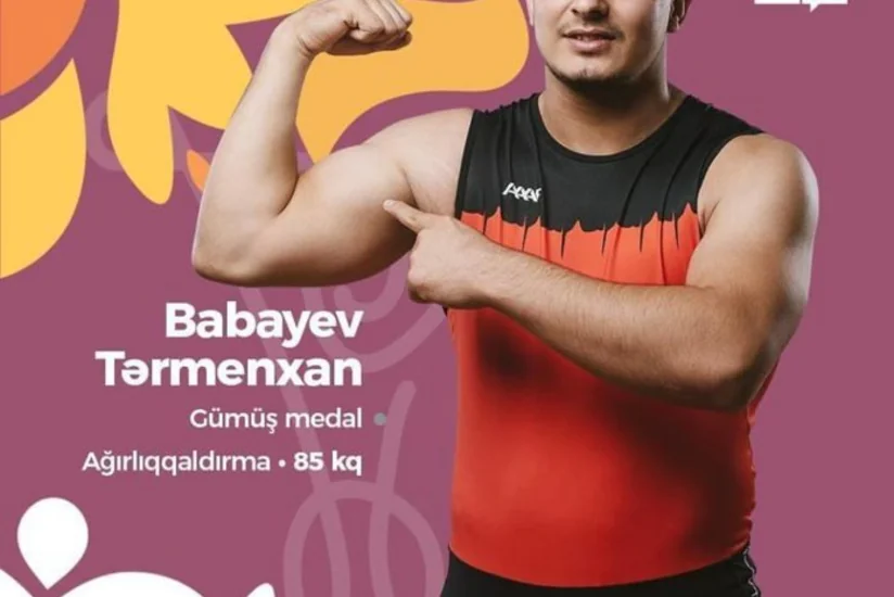 Azərbaycan ağırlıqqaldıranı olimpiadada gümüş medal qazanıb - FOTO