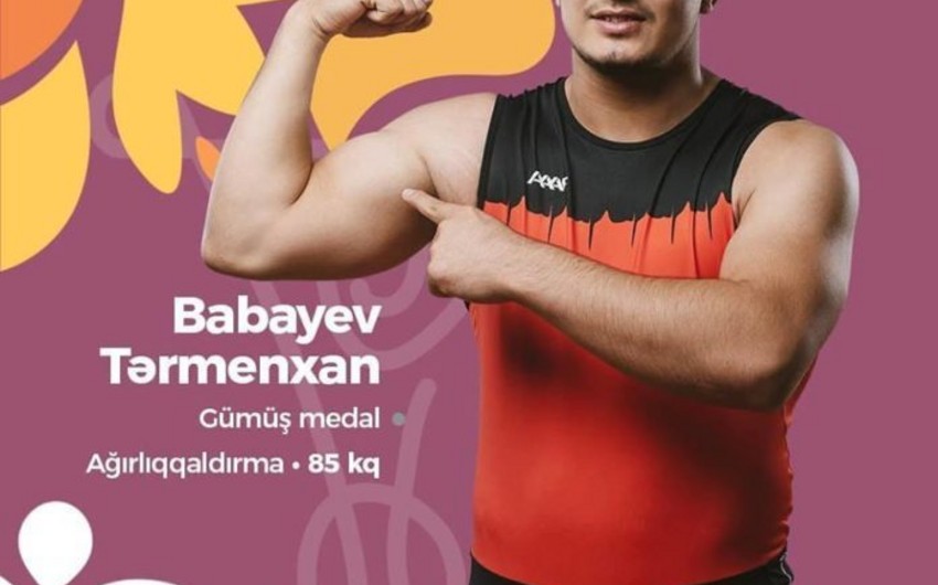 Azərbaycan ağırlıqqaldıranı olimpiadada gümüş medal qazanıb - FOTO