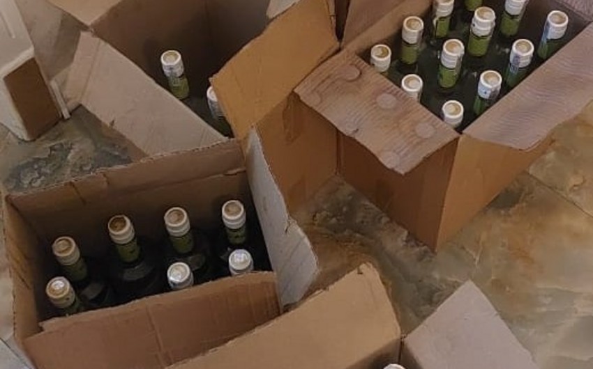Bakıdakı şadlıq sarayında saxta alkoqollu içkilər aşkarlanıb