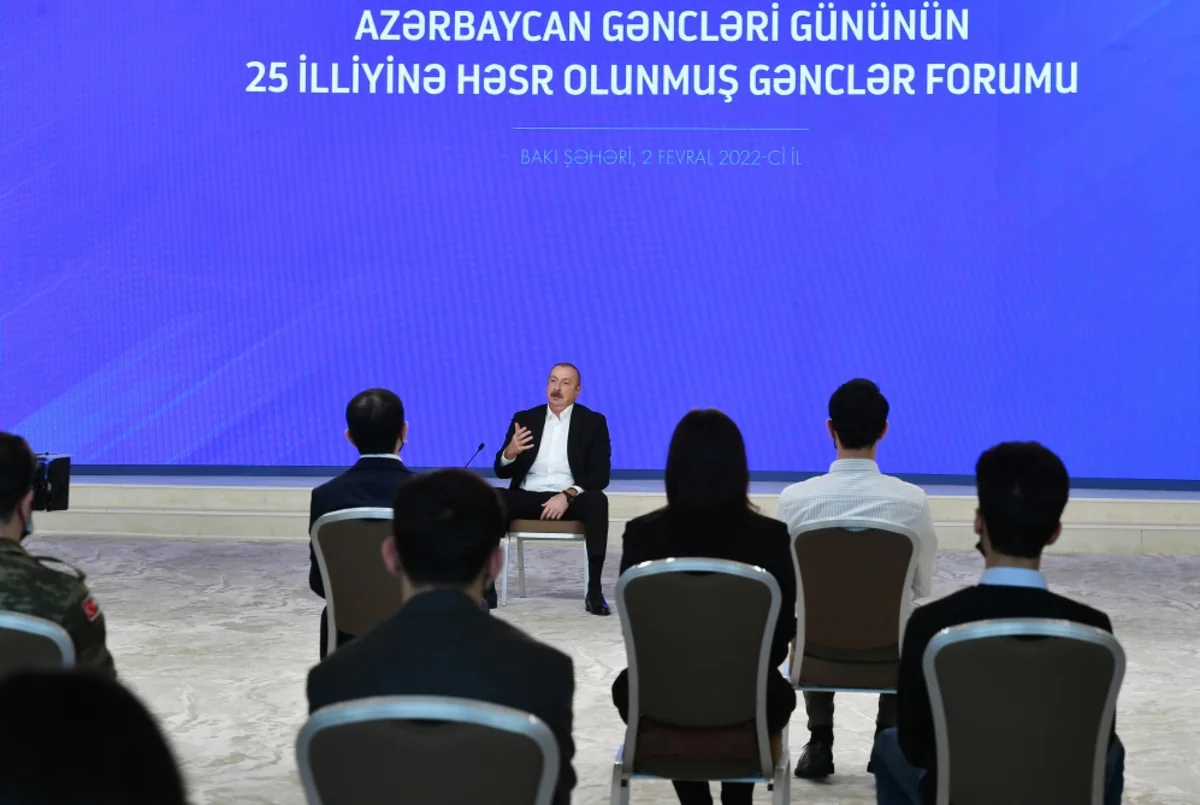 Prezident mükafatıçısı: Gənclər Forumu gənclər üçün yol xəritəsi oldu