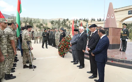 Azərbaycan və Türkiyə hərbçiləri Pirəkəşküldən Acıdərəyə yürüş edib