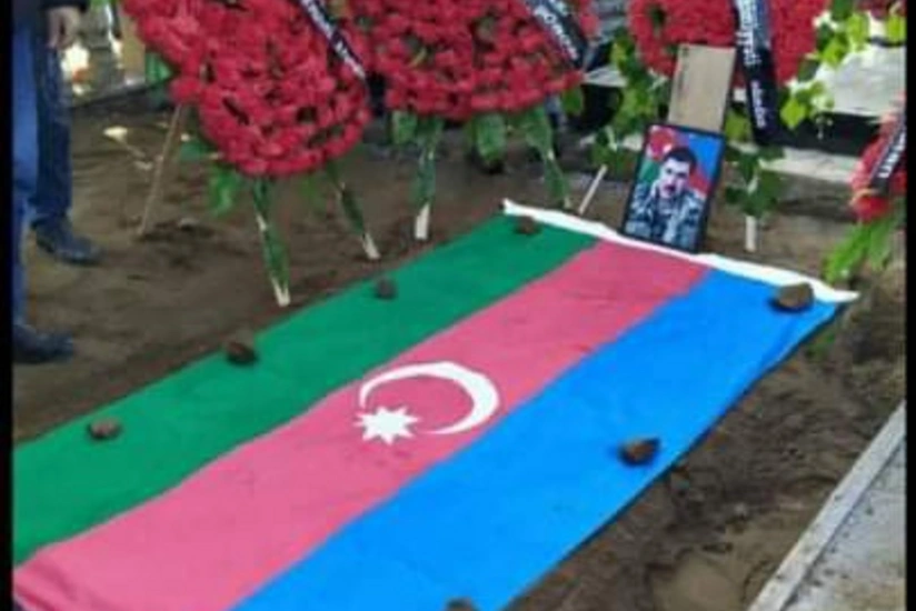 Biləsuvarda şəhid kapitan dəfn edilib