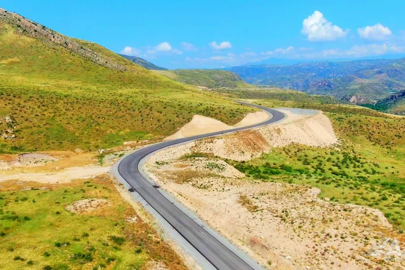 Qubadlı-Eyvazlı avtomobil yolunun inşa işlərinin 75 %-i icra olunub