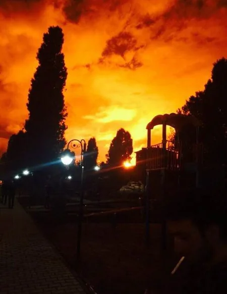 ​Bakı-Tbilisi-Ərzurum kəmərinin Türkiyədən keçən hissəsində partlayış törədilib - FOTO