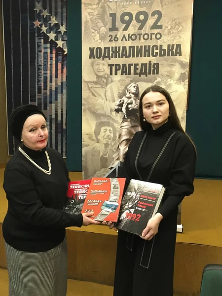 Ukrayna Elmlər Akademiyasında Xocalı soyqırımına dair tədbir keçirilib