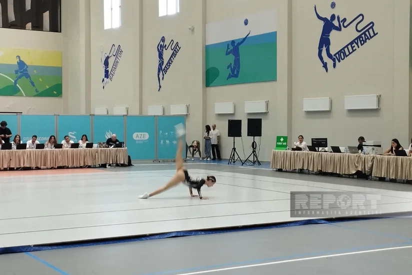 Neftçalada aerobika gimnastikası üzrə VIII ölkə çempionatı başa çatıb - YENİLƏNİB 