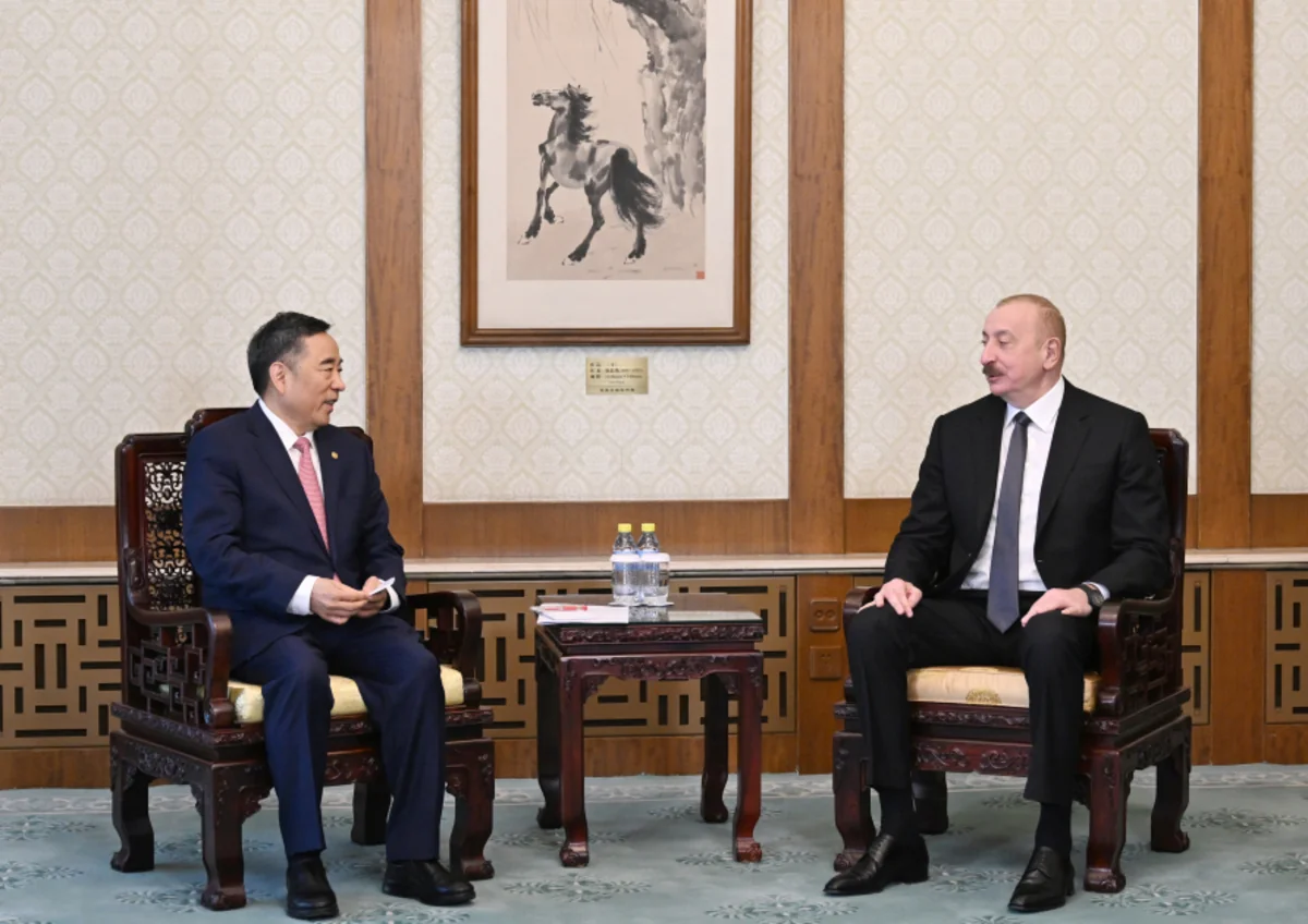 Azerbaijani president meets Energy China CEO in Beijing