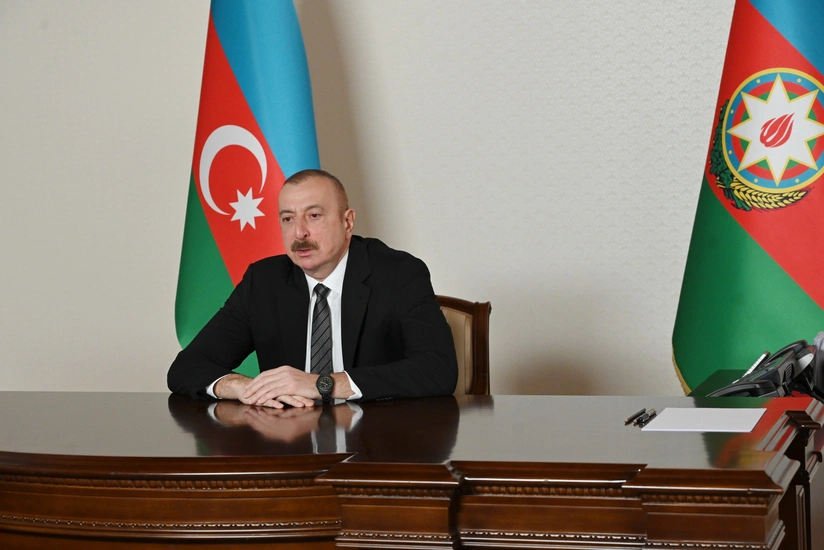 Ilham Aliyev receives Secretary General of Turkic Council in video format