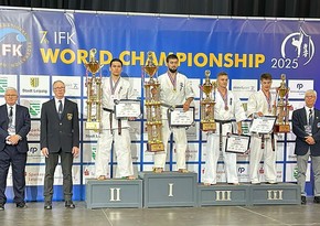 Azərbaycan karateçiləri dünya çempionatında dörd medal qazanıblar