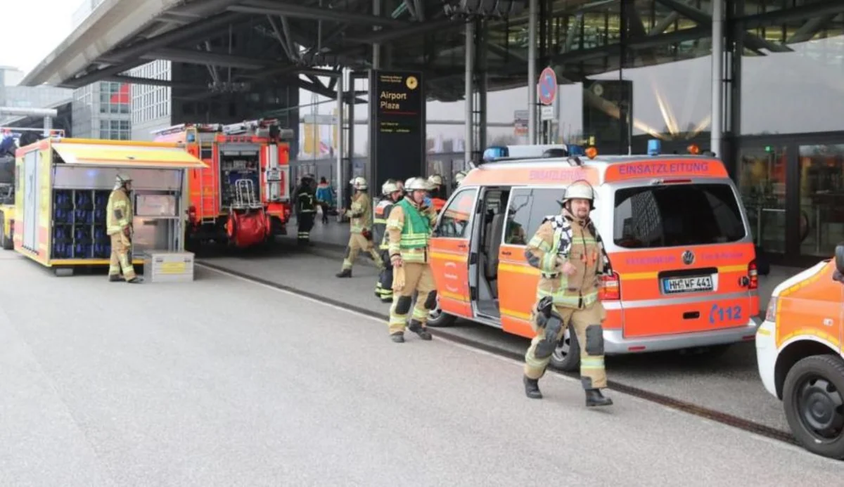 Hamburq aeroportunda 50 nəfər naməlum maddənin sızması nəticəsində zəhərlənib