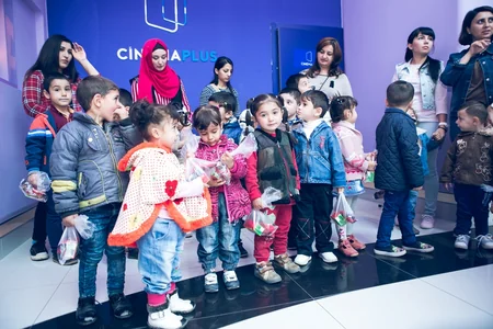Gəncədə “CinemaPlus” kinoteatrında “SOS Gəncə” uşaqları üçün cizgi filmi nümayiş olunub - VİDEO