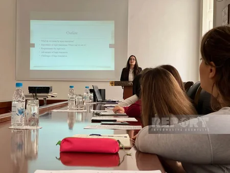 Qərbi Kaspi Universitetində Gənc Tərcüməçilərin I elmi konfransı keçirilib