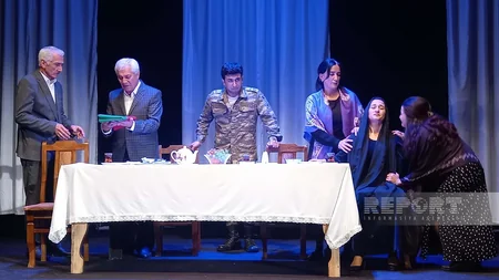 Zəfər Günü ilə əlaqədar Lənkəranda “Şəhid bayrağı” adlı yeni tamaşanın premyerası keçirilib
