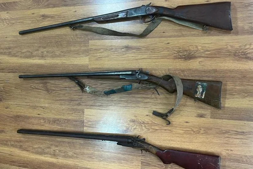 Xaçmaz polisi sənədsiz silah-sursat aşkarlayıb
