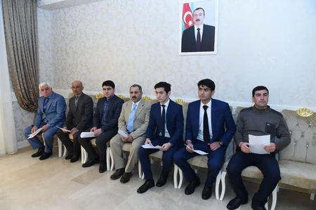 Azad Rəhimov Cəlilabadda vətəndaşları qəbul edib