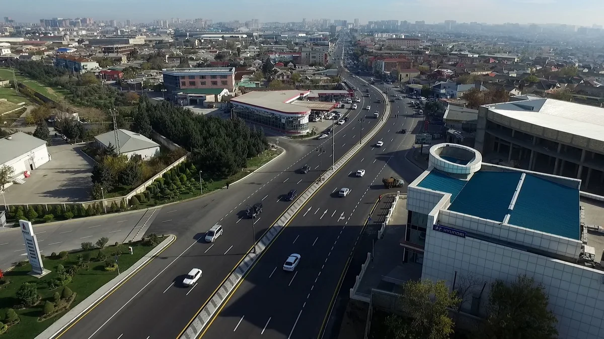 Bakının Babək prospektində avtomobillərlə hərəkət qismən məhdudlaşdırılacaq