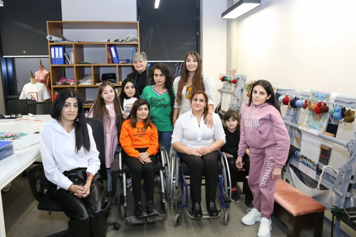 Vice-President of Heydar Aliyev Foundation Leyla Aliyeva visits DOST Center for Inclusive Development and Creativity
