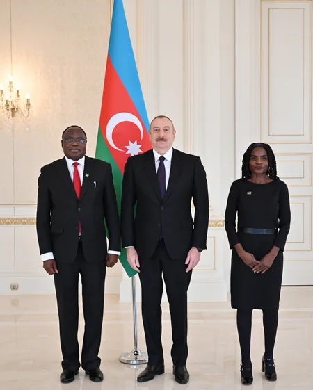 Azərbaycan Prezidenti Namibiya səfirinin etimadnaməsini qəbul edib - YENİLƏNİB