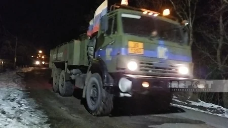 Xankəndi-Laçın yolunda sülhməramlıların 60 avtomobili maneəsiz keçib - YENİLƏNİB-7 