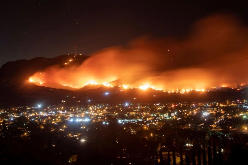 Braziliyanın San-Paulu ştatının böyük bir ərazisi yanğına qərq olub