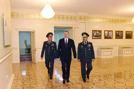 President Ilham Aliyev attended the opening of a new administrative building of General Staff of Armed Forces