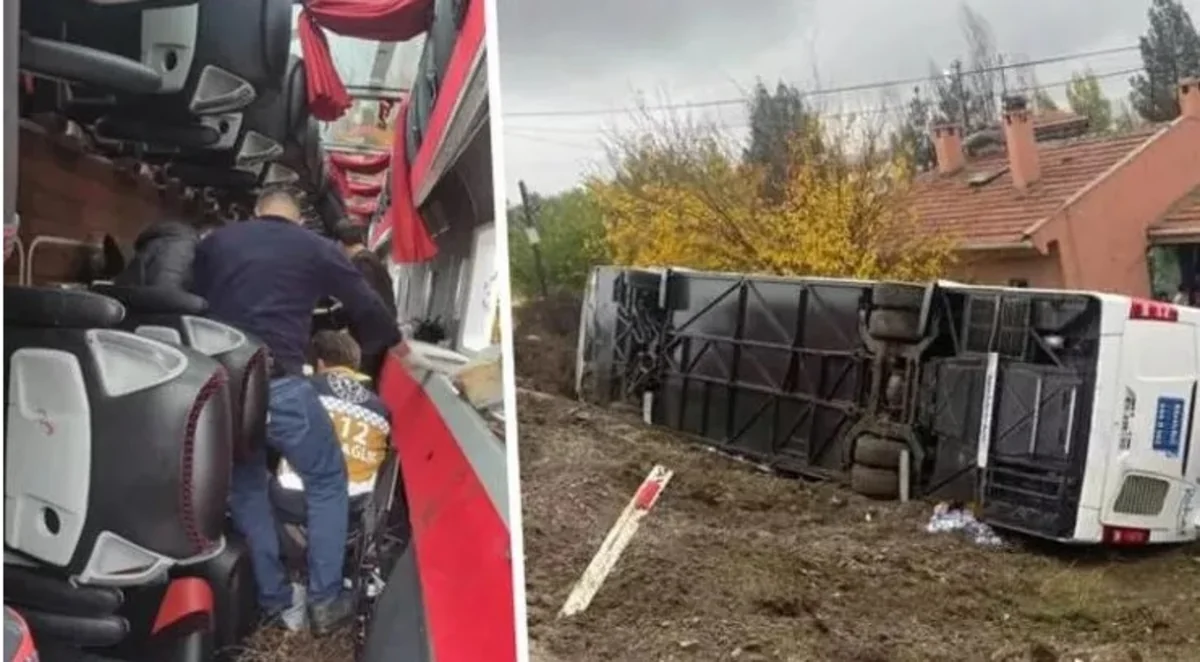 Number of people injured as result of bus accident in Turkiye reaches 33 - UPDATED