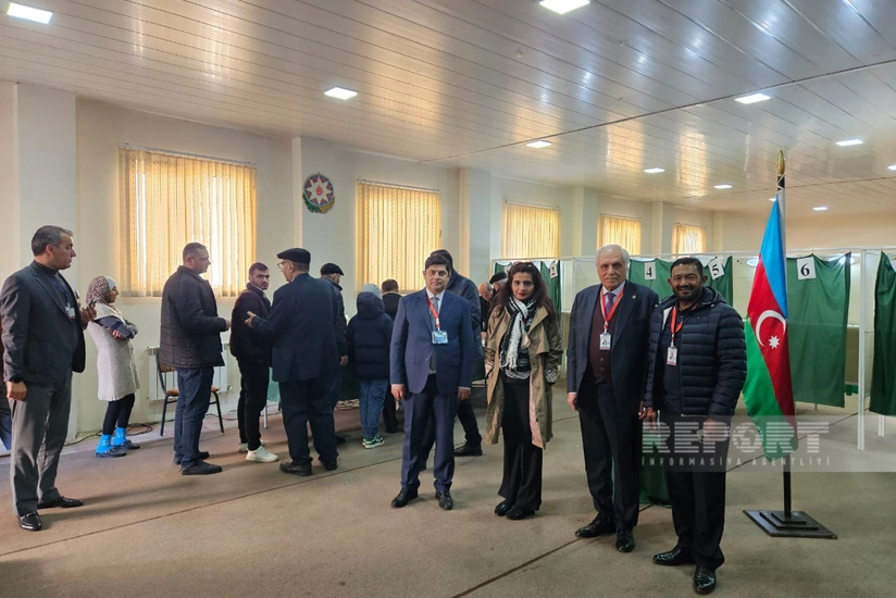 Sədr: Seçki məntəqəsində heç bir problem qeydə alınmayıb