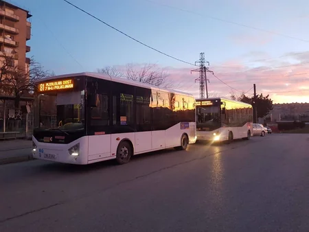Bakıdakı 2 marşrut xəttində yeni avtobuslar istifadəyə verilib