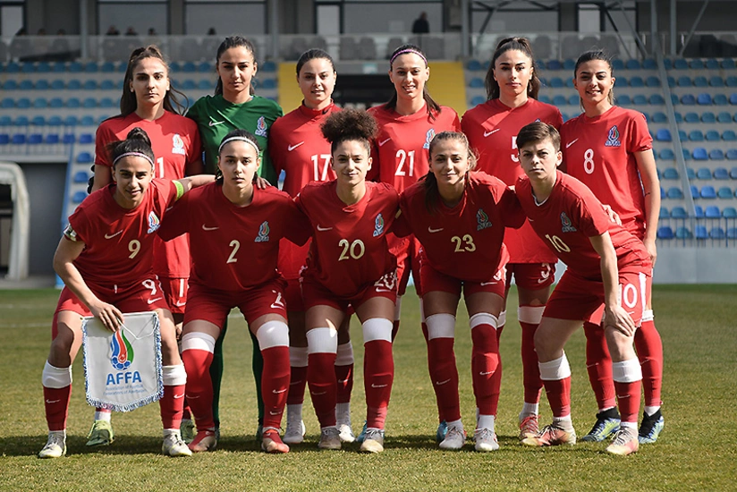 Azərbaycanın qadın futbolçulardan ibarət millisi qələbə qazanıb
