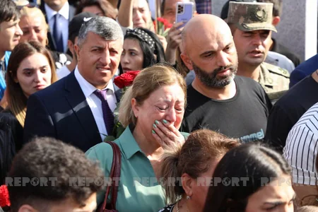 Şəhid Səbuhi Əhmədov İkinci Fəxri xiyabanda dəfn edilib - YENİLƏNİB