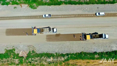Ağdam-Hindarx-Ağcabədi avtomobil yolu yenidən qurulur