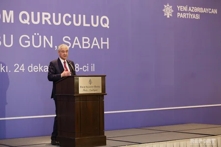 Bakıda Yeni Azərbaycan Partiyasının təşkilatçılığı ilə Möhtəşəm quruculuq: dünən, bu gün, sabah adlı konfrans keçirilib