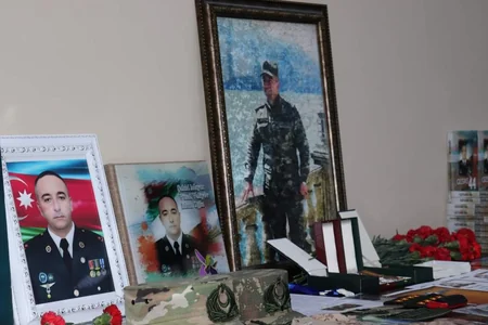 Şəhid mayorun xatirəsinə həsr edilmiş kitabın təqdimatı olub 