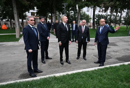 Prezident İlham Əliyev Qarabağ Universitetinin təmirdən sonra açılışında iştirak edib - YENİLƏNİB-4