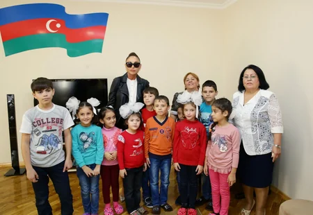 Azerbaijani first lady views newly renovated orphanage and kindergarten No.3 in Khatai