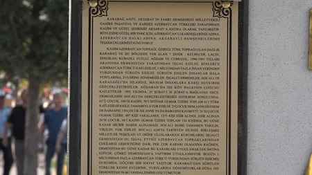 Türkiyədə Qarabağ parkının açılışı olub