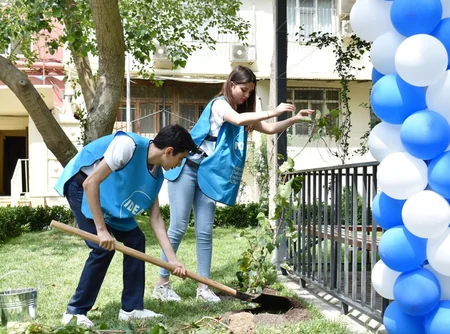 Bakıda daha bir həyət təmir edilib