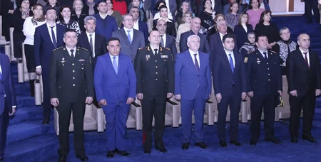 Şəkidə “Vətənin müdafiəsinə hazıram!” devizi altında kütləvi tədbir keçirilib - FOTO